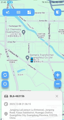 BATGPS Screen 2