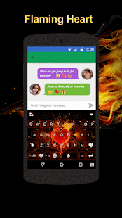 Flaming Heart Theme Screenshot