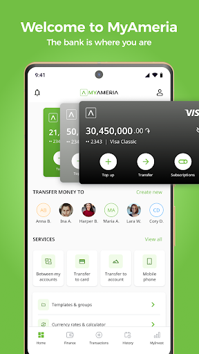 Android application My Ameria screenshort