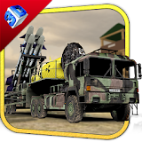 Nuclear bomb transport truck icon