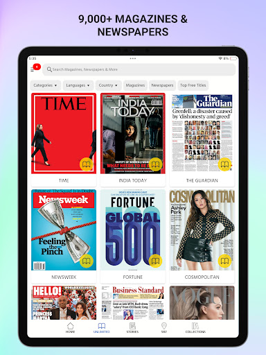 Screenshot of Magzter: Magazines, Newspapers