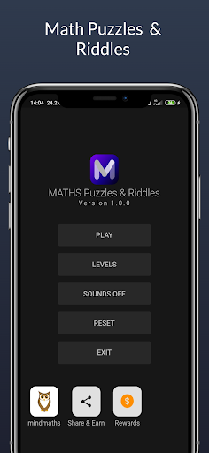 Android application Math Puzzles & Riddles screenshort