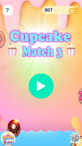 Android application Cupcake Match 3- Match 3 Games screenshort