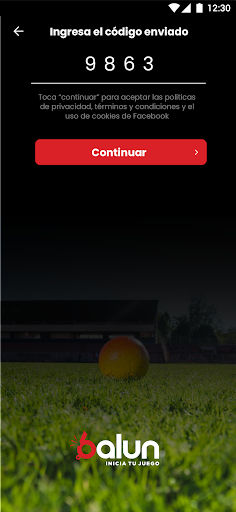Android application Balun Sports screenshort