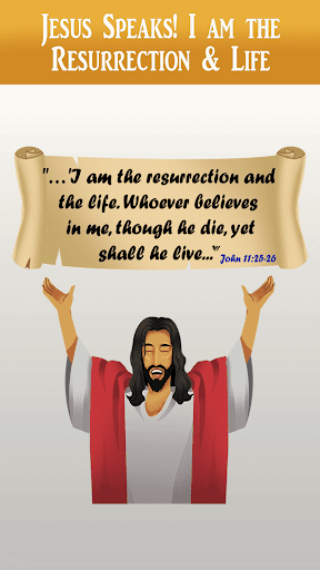Jesus Speaks Scripture Sticker
