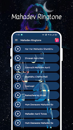 Android application Mahadev Ringtone and Wallpaper screenshort