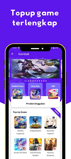 Putri Gaming | Top up game Screen 2