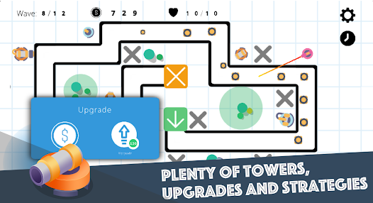 Modern & Relaxed Tower Defense 1.0 APK + Mod (Free purchase) for Android