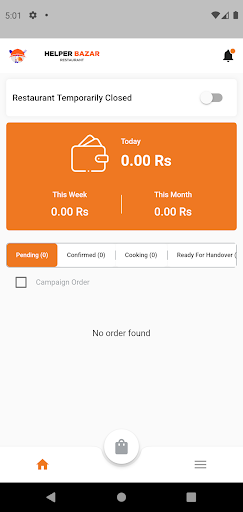 Android application home services vender screenshort