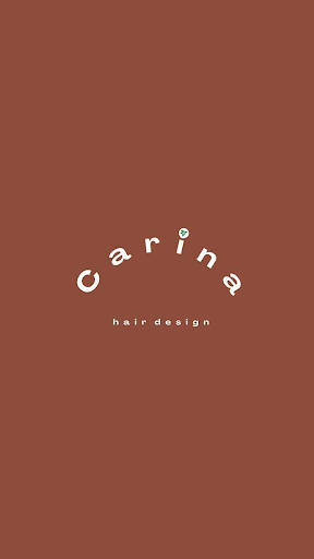 Android application Carina hair design/ヘアサロン screenshort