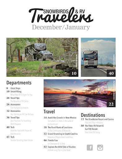 Snowbirds & RV Travelers Magaz Screen 2