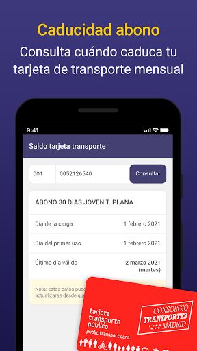 Madrid Bus Metro Cercanias TTP Screen 3