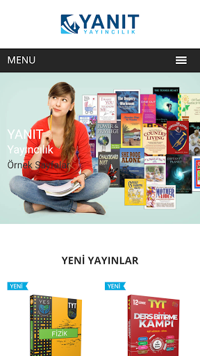 Android application Yanıt Numune Kitap screenshort