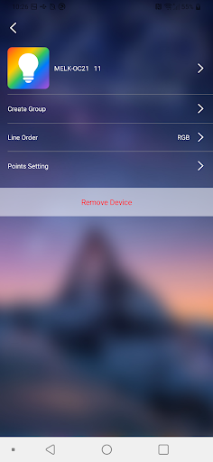 Screenshot of LightsSmart