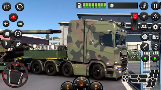 Captura de Pantalla 3 ruso ejército camión juego 3d android