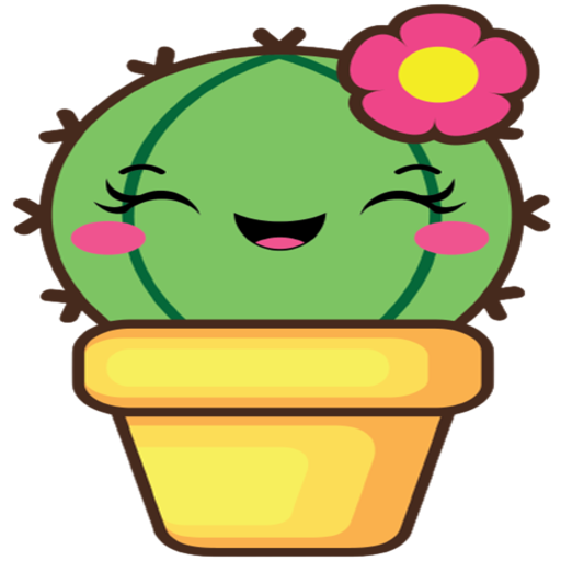 stickers para whatsap Cactus logo