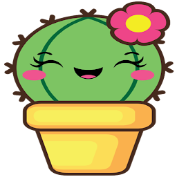 Icon image stickers para whatsap Cactus