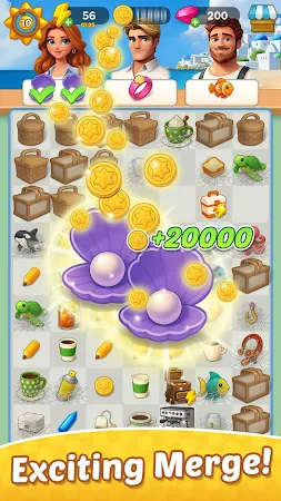 Game screenshot マージビーチ:癒しのビーチライフ (Merge Beach) mod apk
