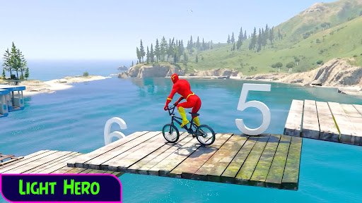 Superhero BMX Cycle Race