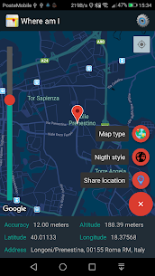 Where am I – My GPS position 5