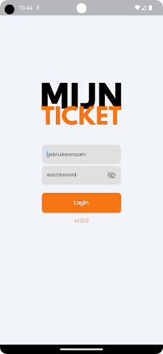 Android application Scan MijnTicket screenshort