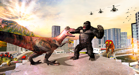 Monster Gorilla City Attack 3D