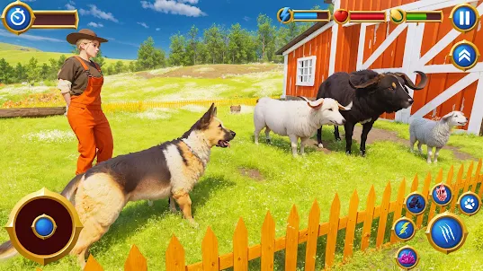 Village Farm Shepherd Dog Sim
