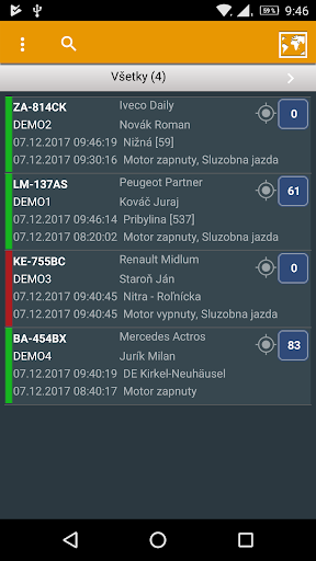 UniTrack Mobil ver2 Screen 3