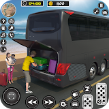 US Coach Bus Simulator Game 3d icon