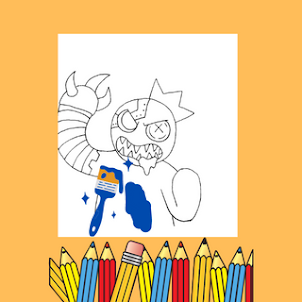 Rainbow Friends Coloring book