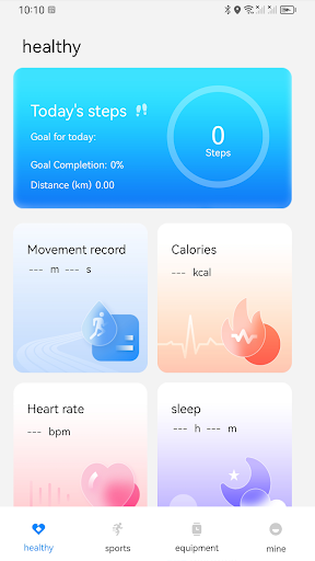 Android application HelloFit Pro screenshort