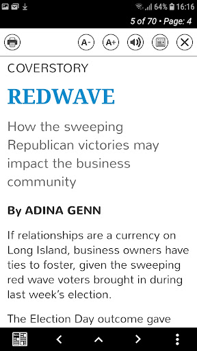 Long Island Business News Screen 3