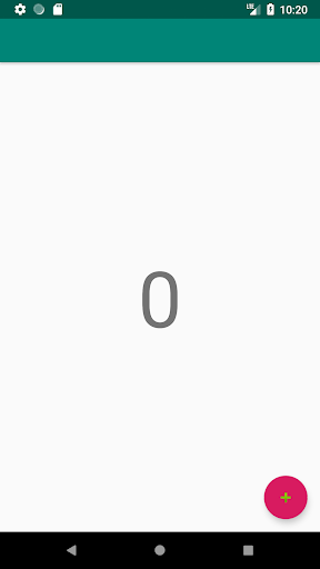 Android application SimpleCounter screenshort