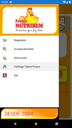 Android application Frango Nutribem Ltda screenshort