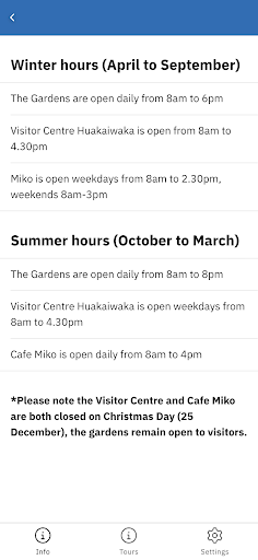 Auckland Botanic Gardens Screen 2