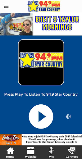 Android application 94.9 Star Country screenshort