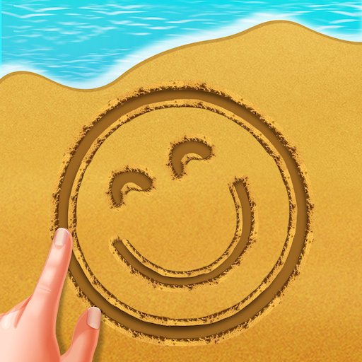 Sand Drawing Art Logo