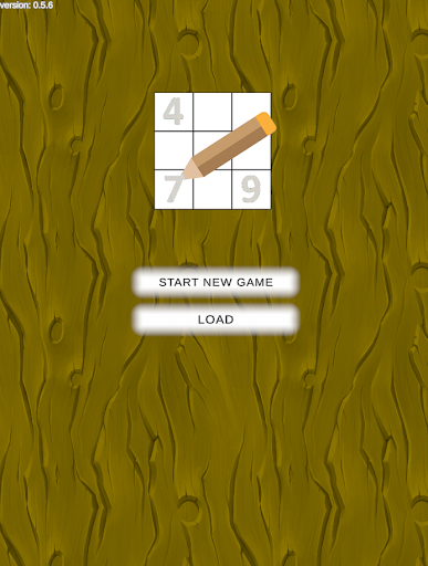 Android application Sudoku screenshort