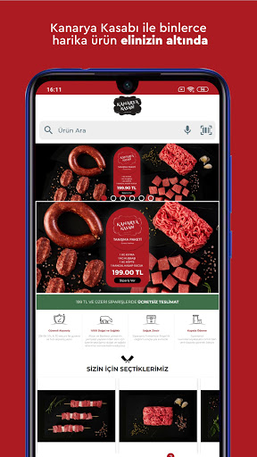 Android application Kanarya Kasabı screenshort