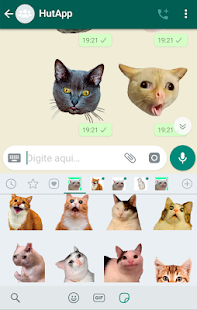 Best Cat Stickers for Chat WAStickerApps Screenshot