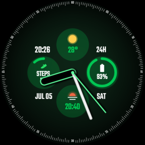 Night 108 - watch face screenshot 23