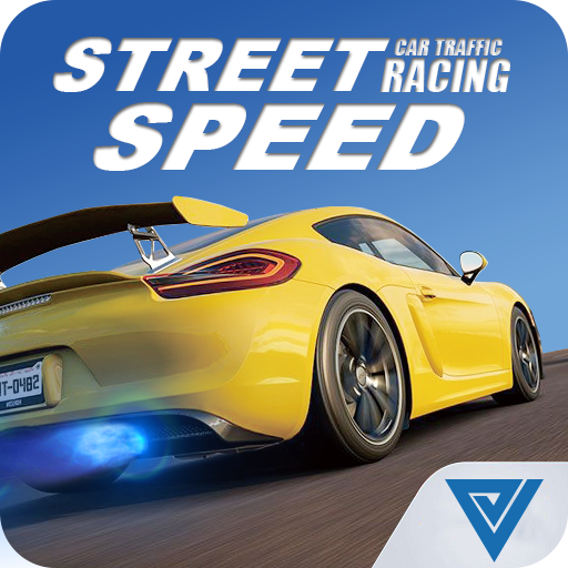 Street Racing Car Traffic Spee  Icon