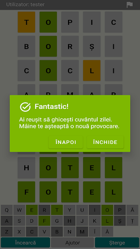 Ghici 1 din 5 -Un cuvânt pe zi Screen 3