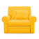 3D Living Room for IKEA: Gold icon