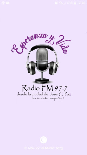 Android application Radio Esperanza y Vida screenshort