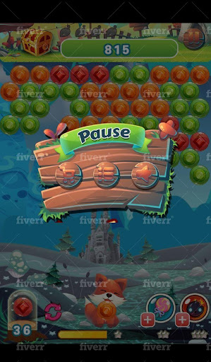 Bubble Shooter Puppy Fox