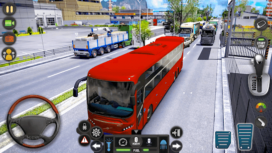 Public Transport Bus Coach Mod Apk : Taxi Simulator Games 4