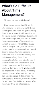 Time Management For System