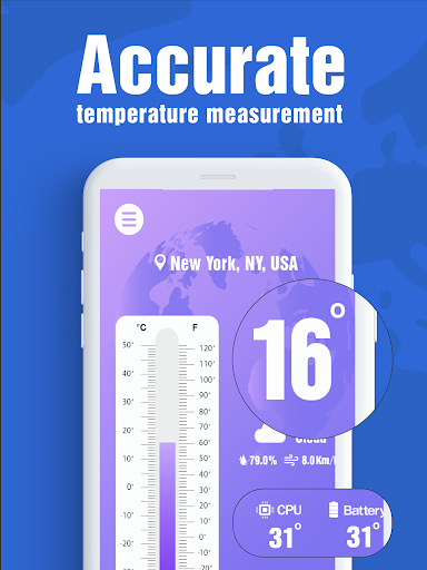 Thermometer - Hygrometer , Measure Temperature 1.7 APK screenshots 11