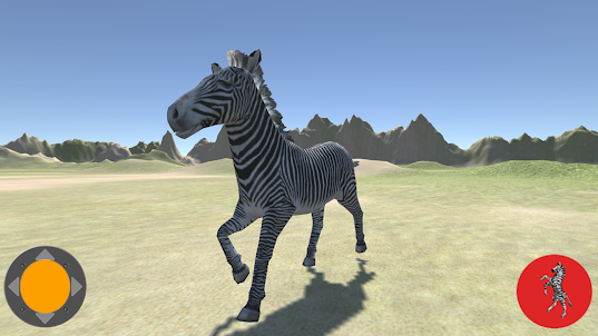 Zebra Animal Jungle Game Sim